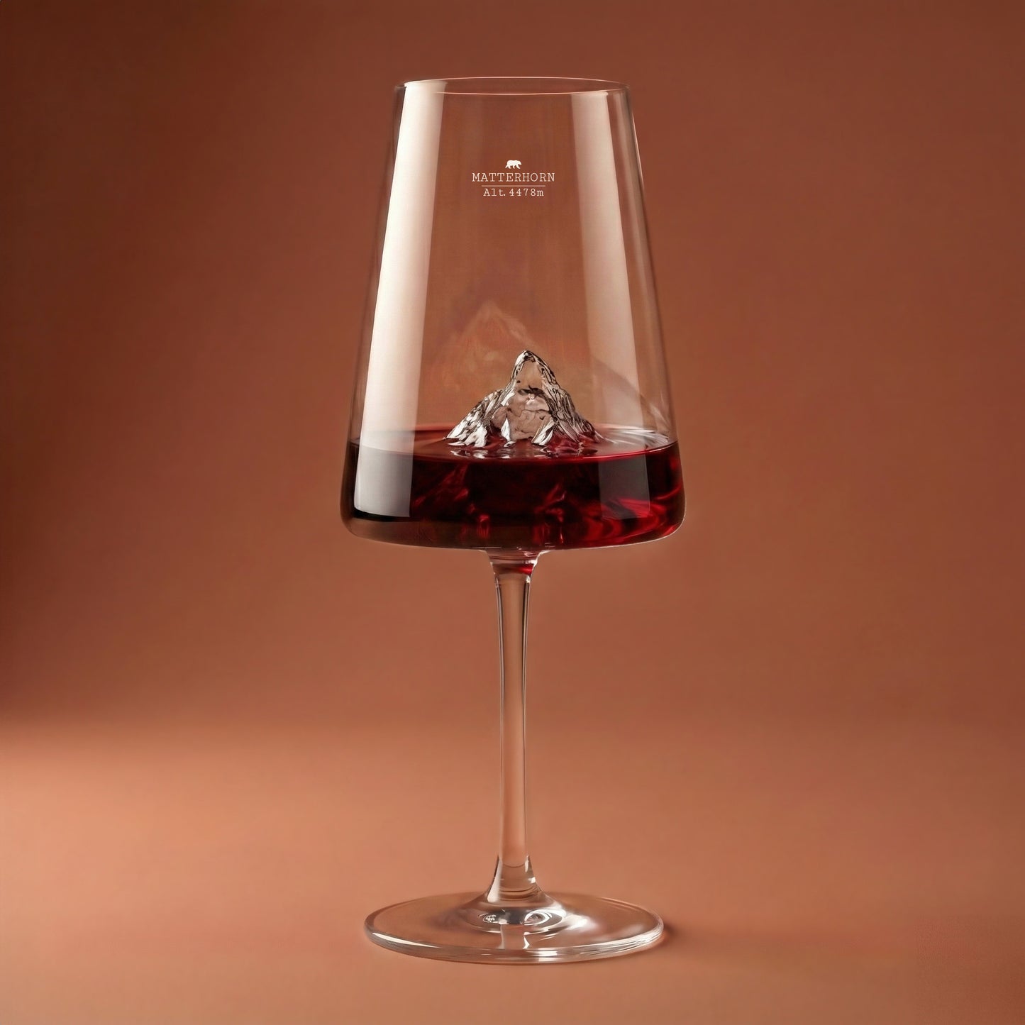 Coffret verre à vin - Matterhorn TOPOGRAPHIC