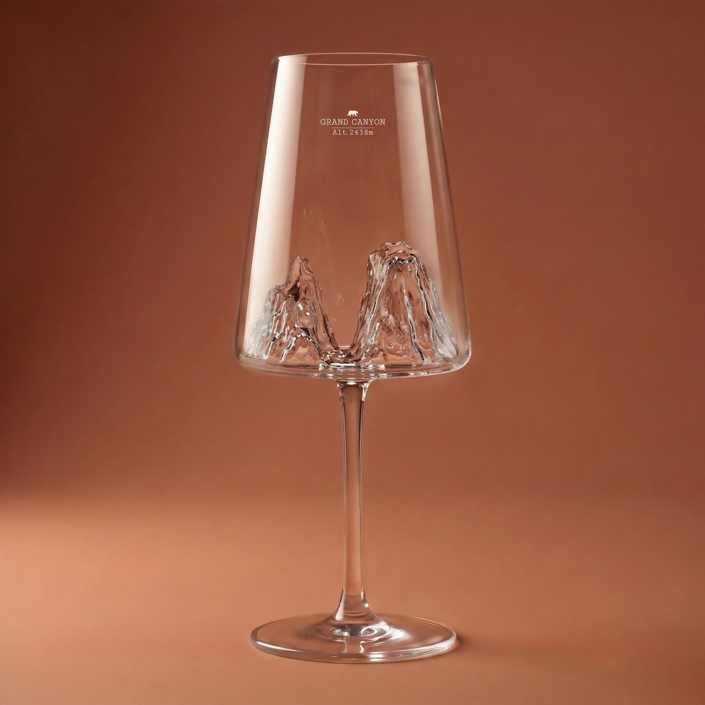 Coffret verre à vin - Grand Canyon TOPOGRAPHIC