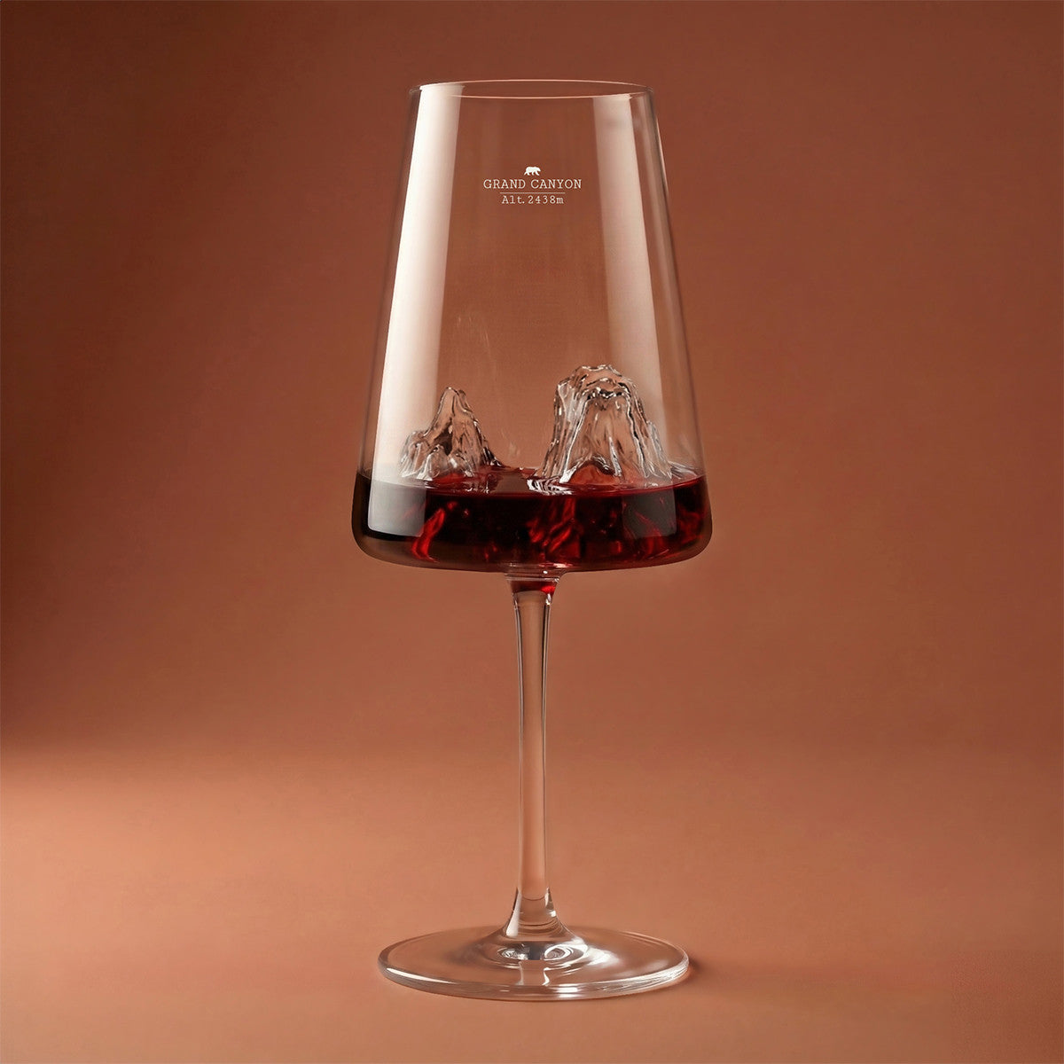Coffret verre à vin - Grand Canyon TOPOGRAPHIC