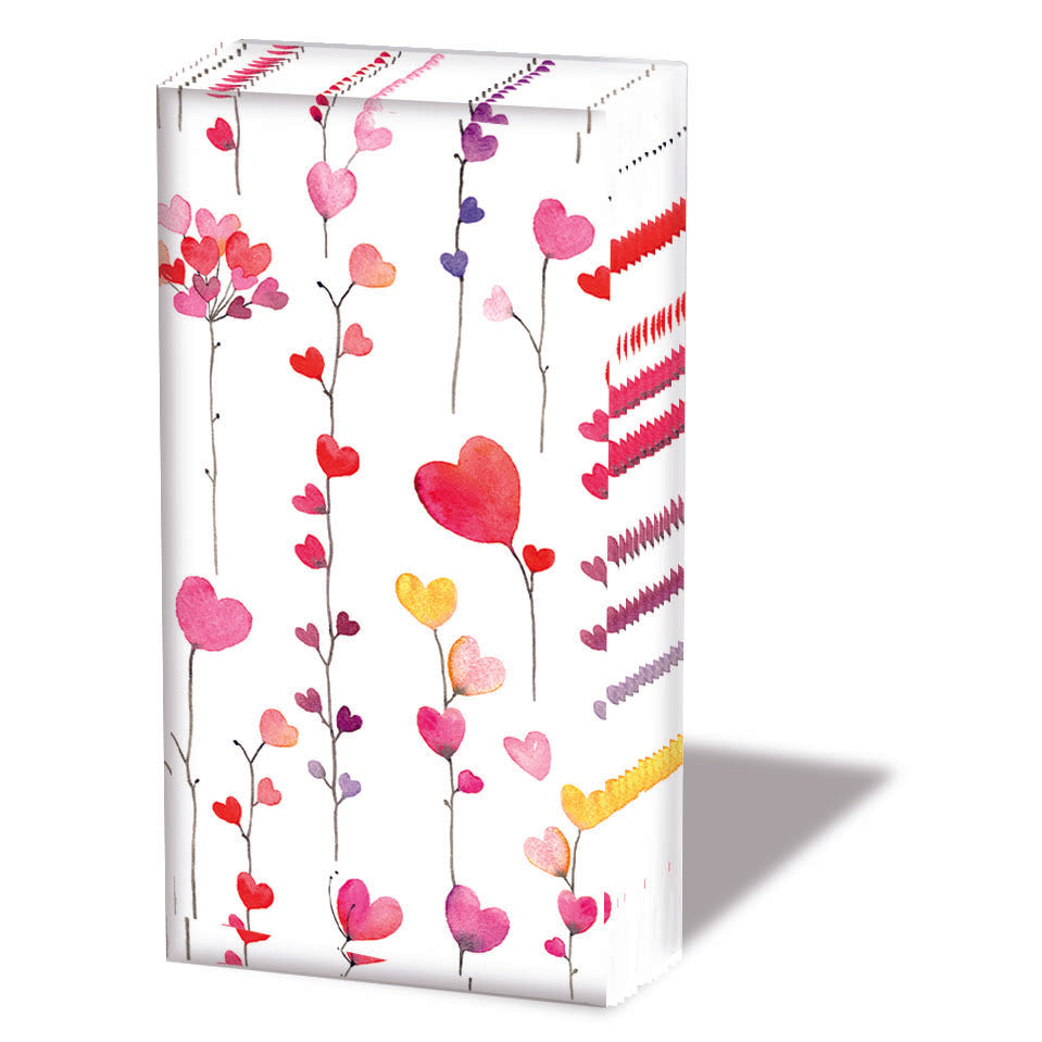 Mouchoirs en papier coeurs