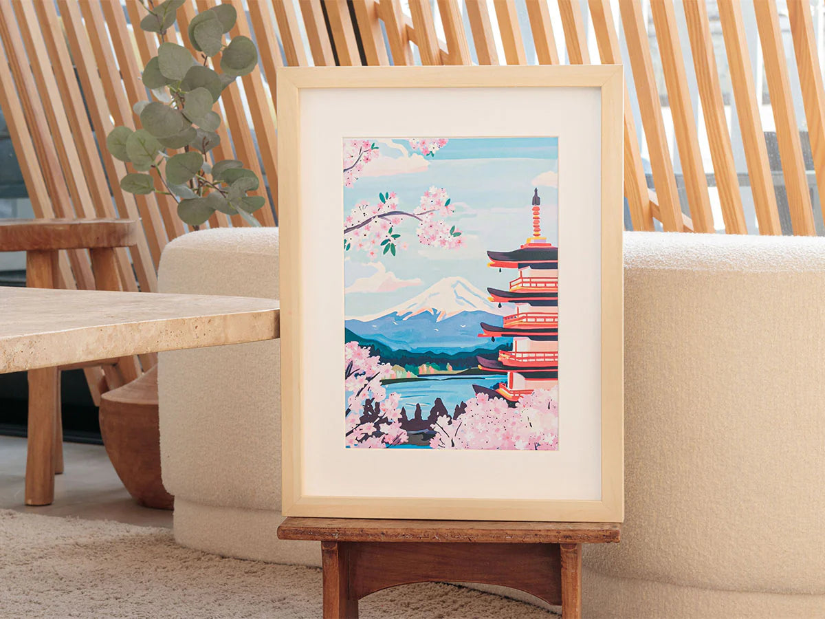 Peinture au numéro - Mont Fuji