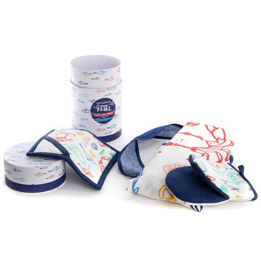 Ensemble Tablier - Gant - Manique