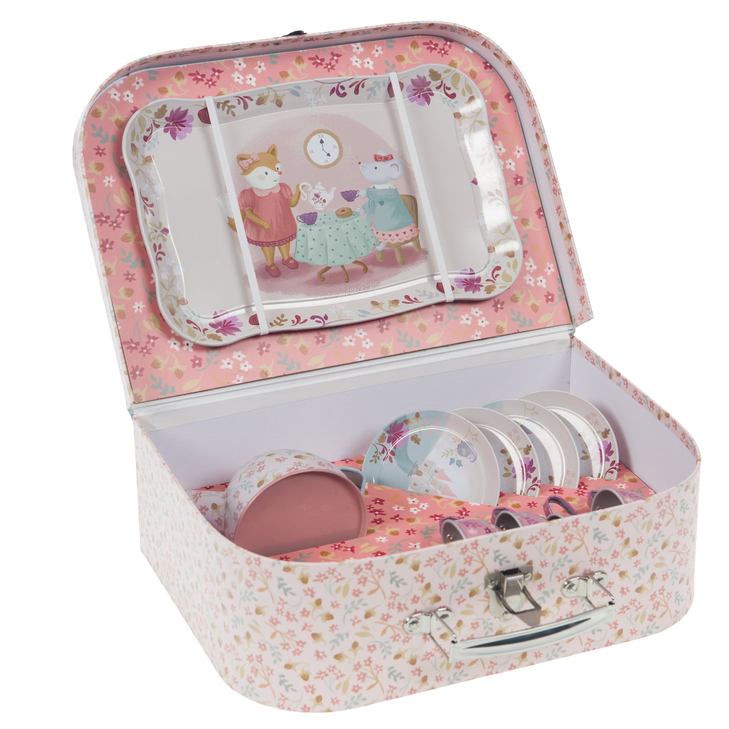 Dinette metal + valisette Zoé