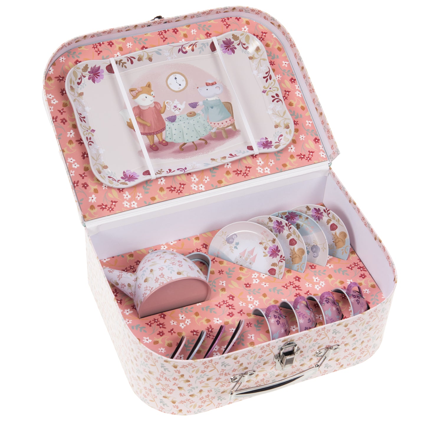 Dinette metal + valisette Zoé