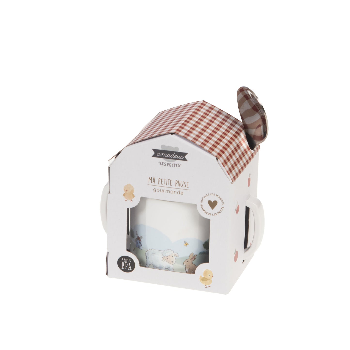 Set goûter Tasse + Cuillère Louison