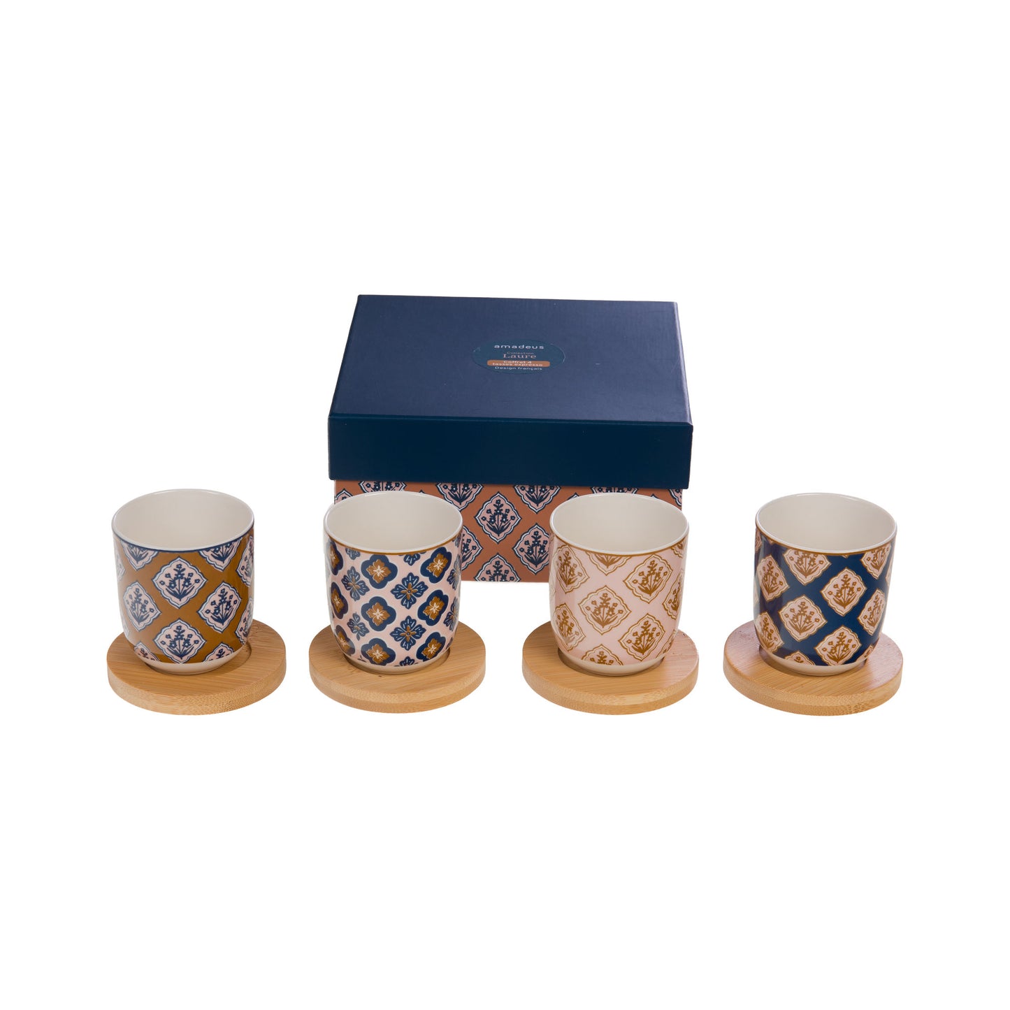 Coffret 4 tasses expresso Laure