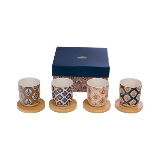 Coffret 4 tasses expresso Laure