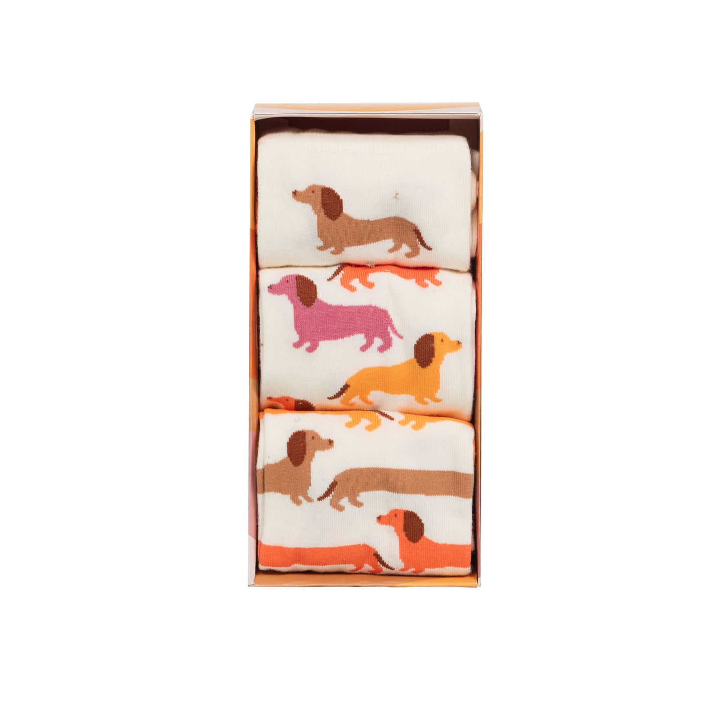 Lot de 3 chaussettes Teckel