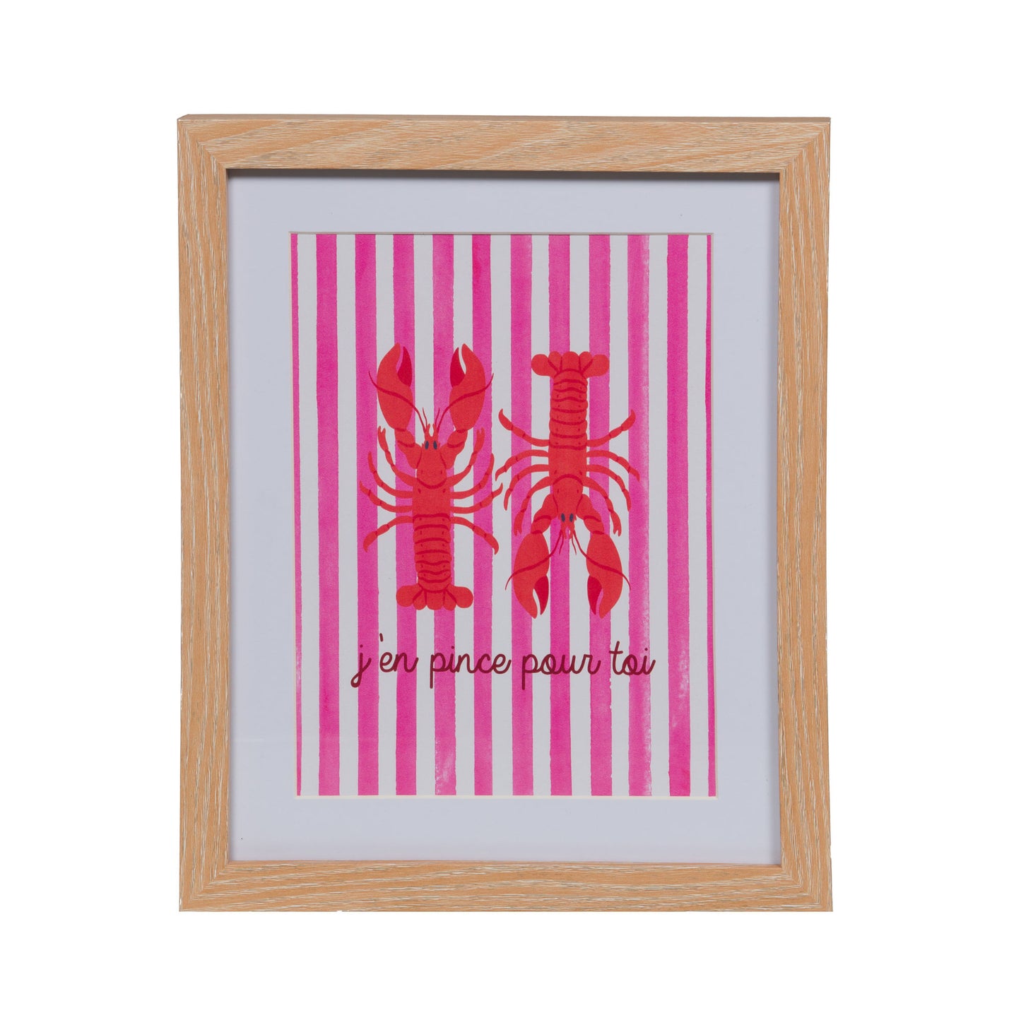 Affiche encadrée Homard