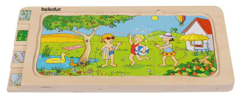 Puzzle multiniveaux "4 saisons"