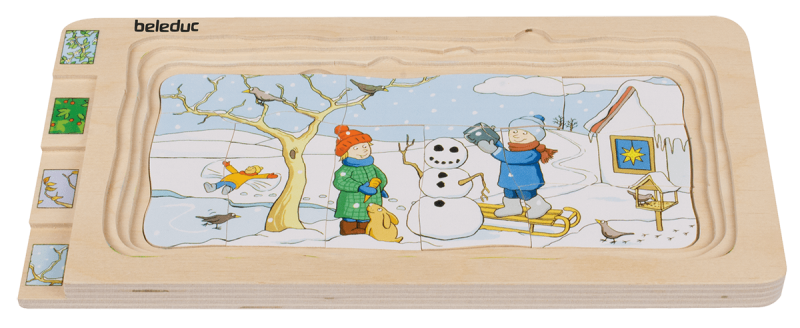 Puzzle multiniveaux "4 saisons"