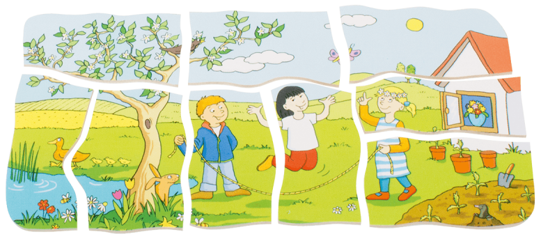 Puzzle multiniveaux "4 saisons"