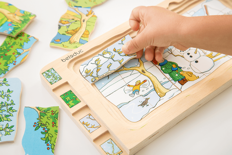 Puzzle multiniveaux "4 saisons"