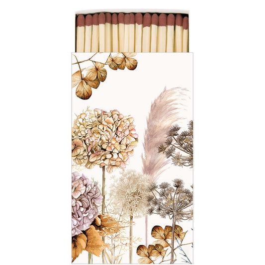 Boite de 45 allumettes Fleurs séchées