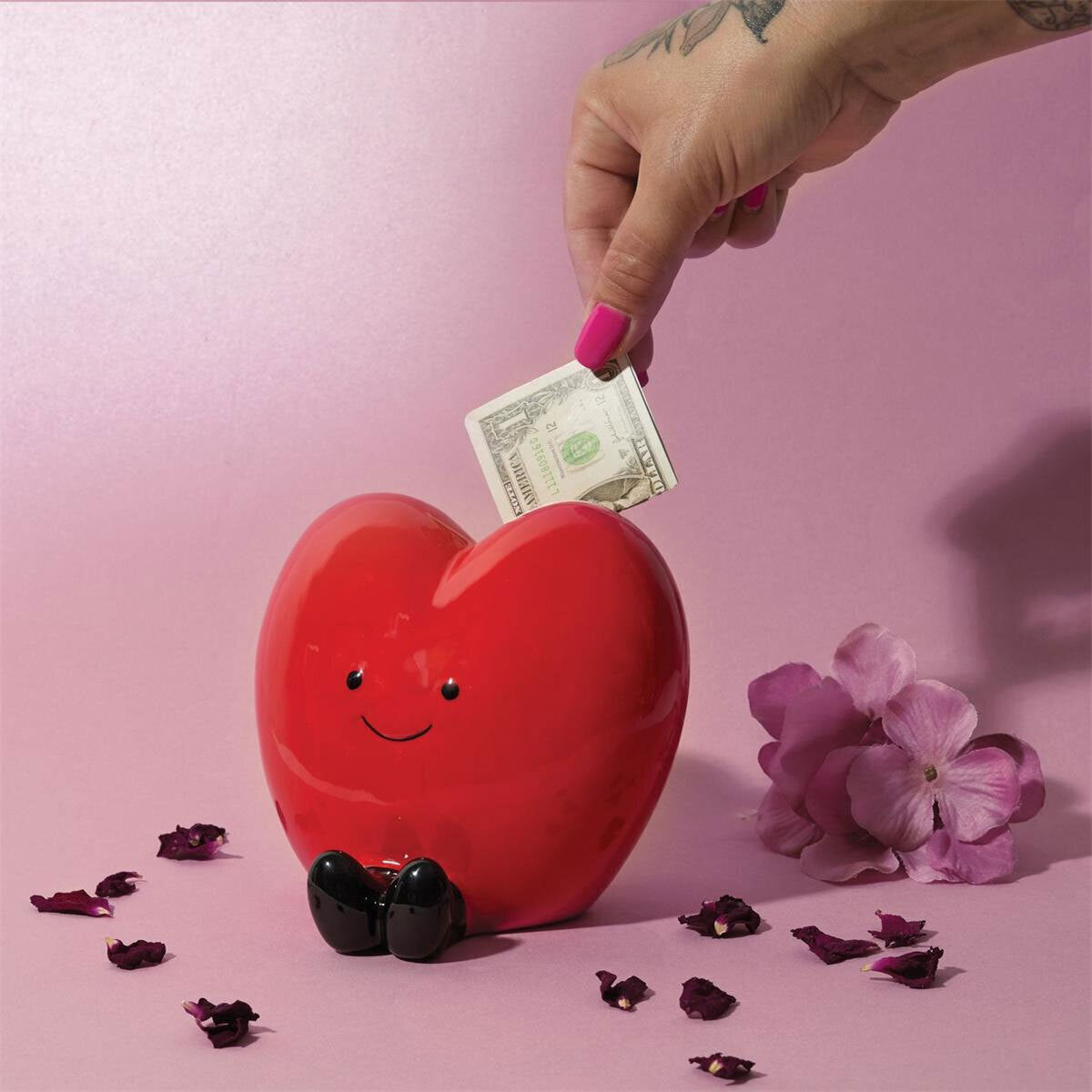 Tirelire coeur