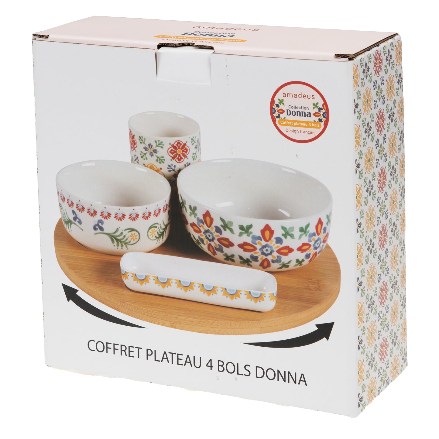Plateau 4 bols Donna