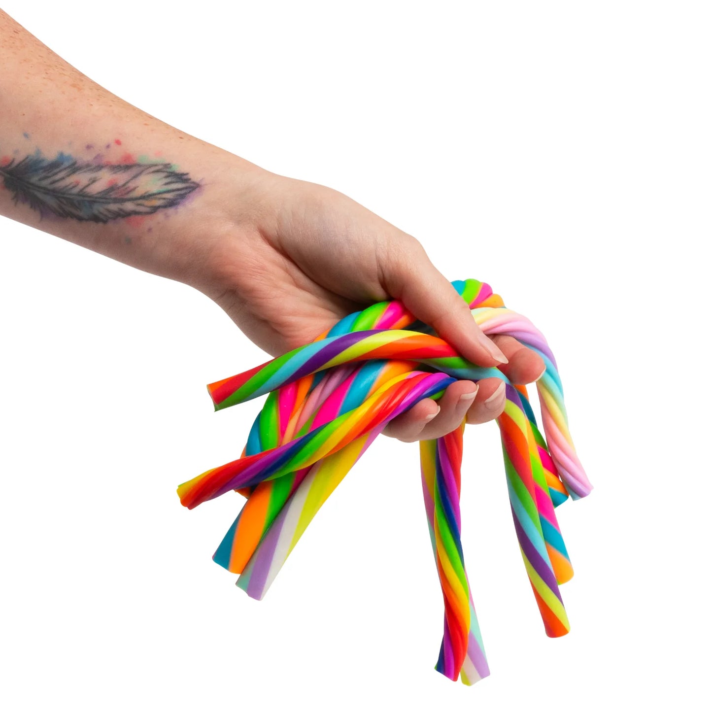 Nouilles texturées torsadées squishy