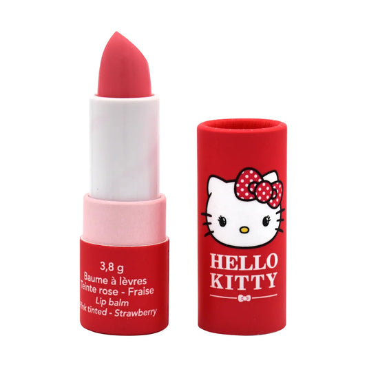 Baume à lèvres teinté rose - Fraise - Hello Kitty