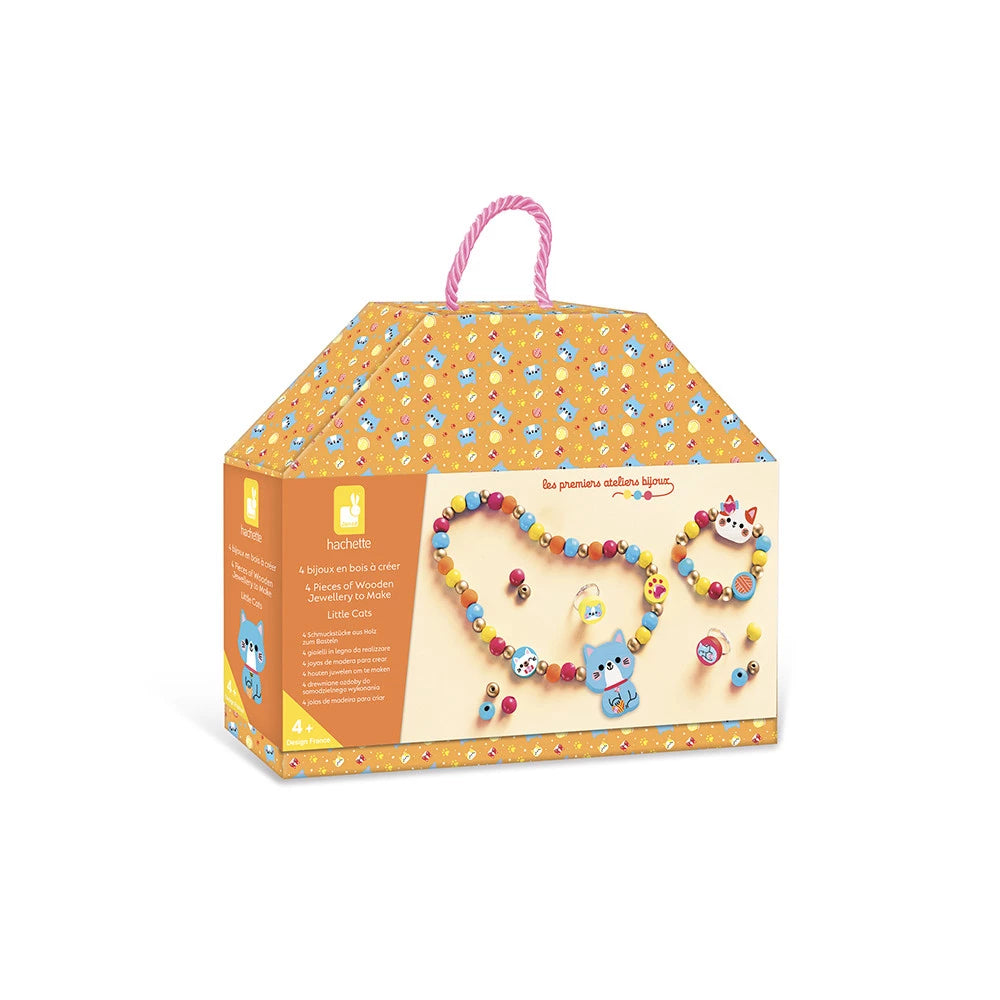 4 Bijoux En Bois A Créer Petits Chats