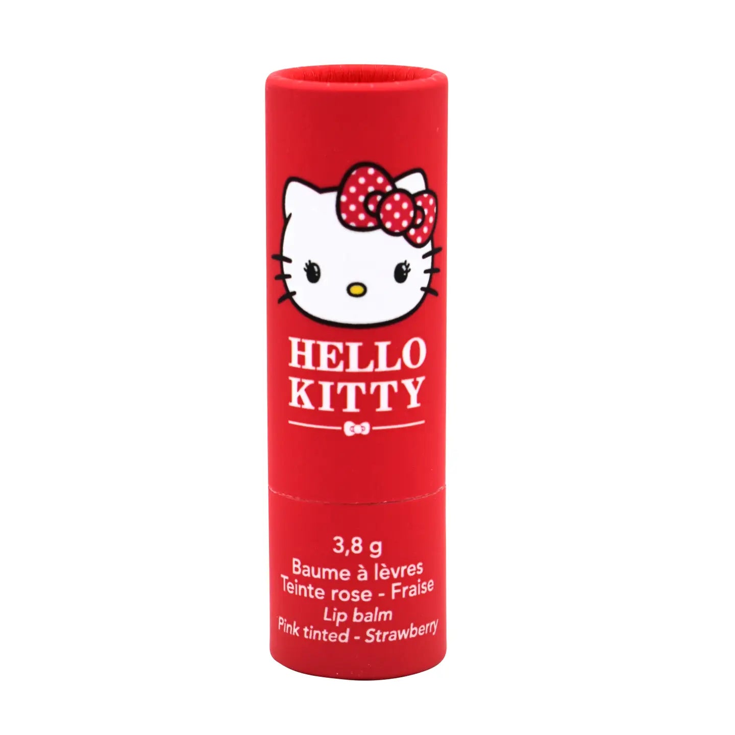 Baume à lèvres teinté rose - Fraise - Hello Kitty