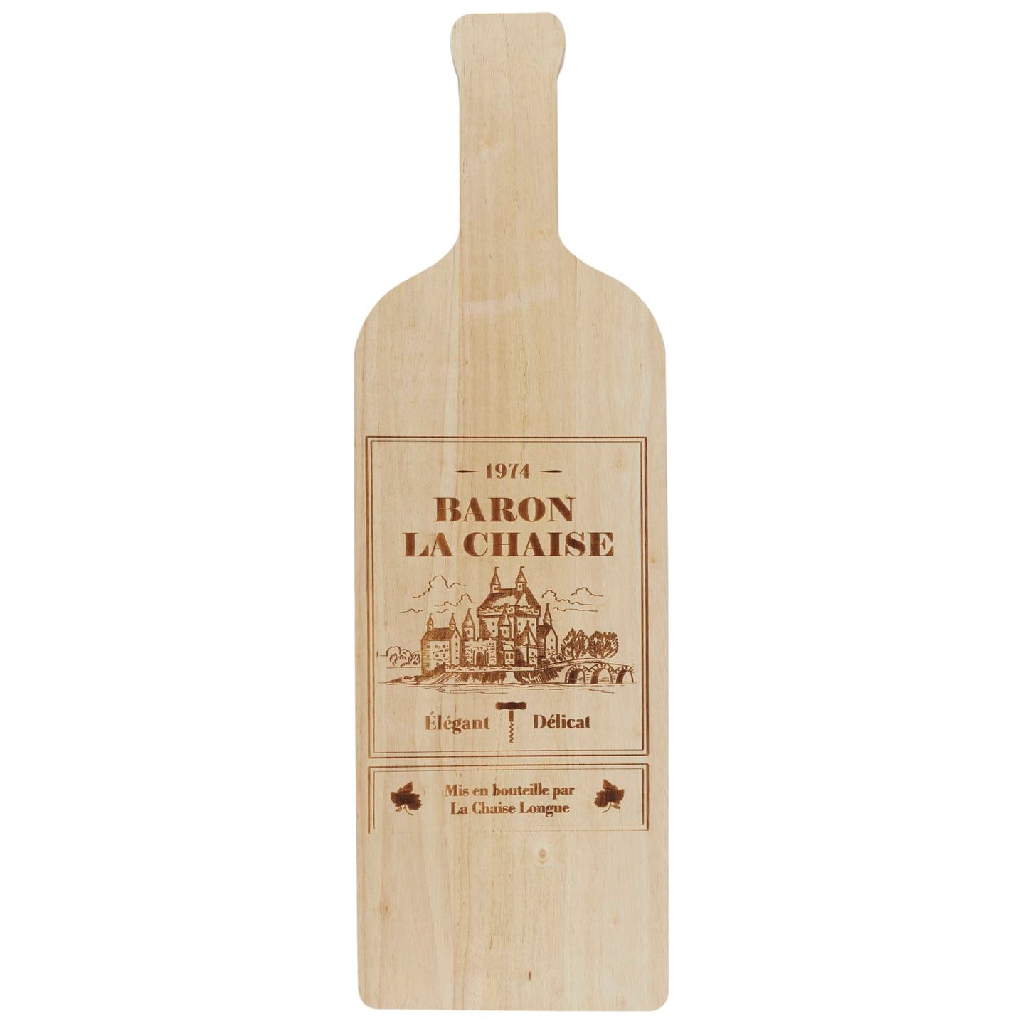 Planche Apéro Bouteille "Baron la chaise"