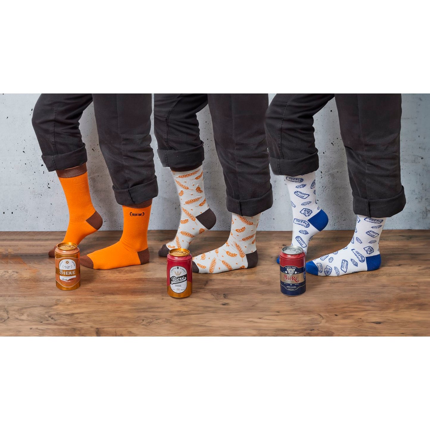 Chaussettes Beer Tasty - 3 modèles au choix