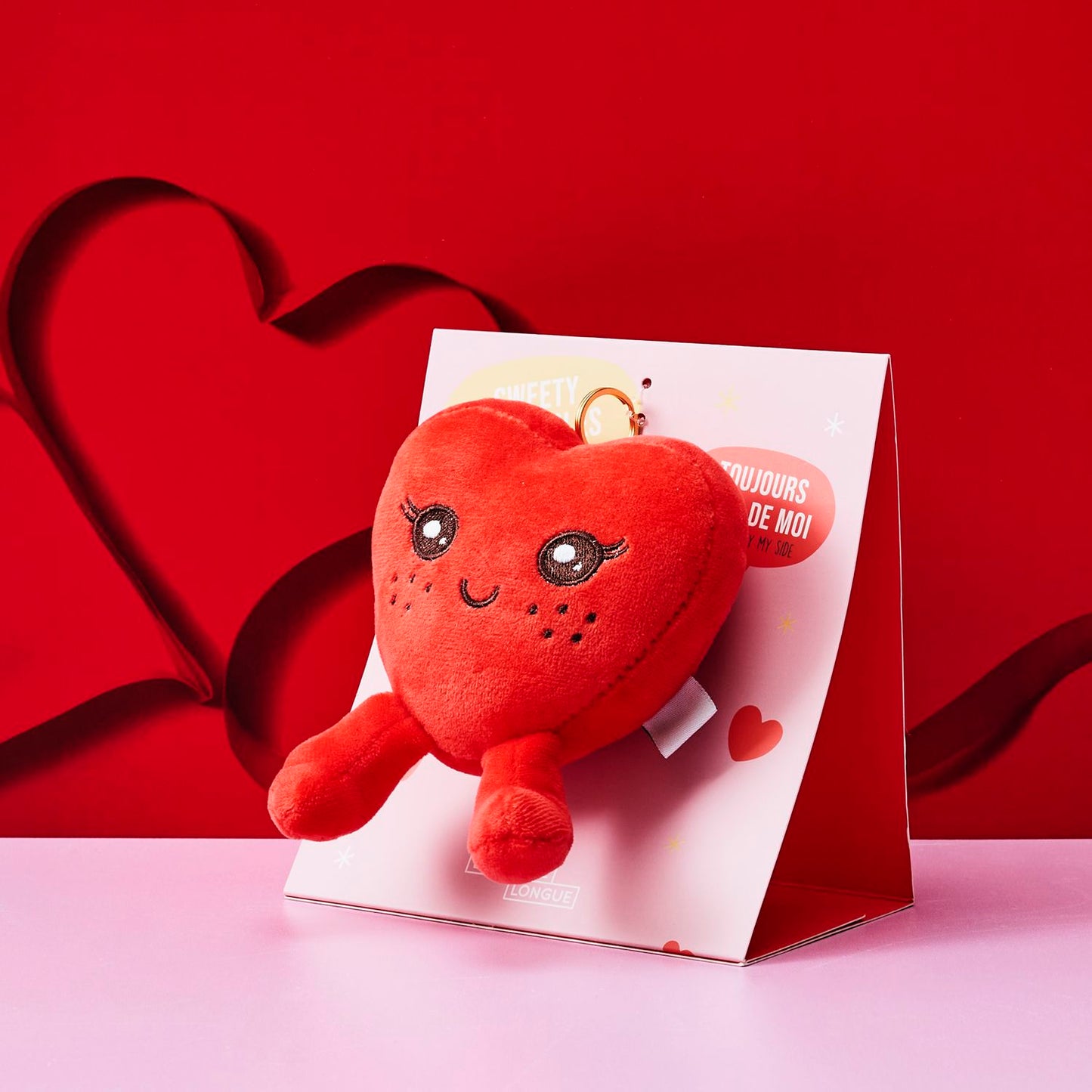 Porte clés peluche Coeur Sweety