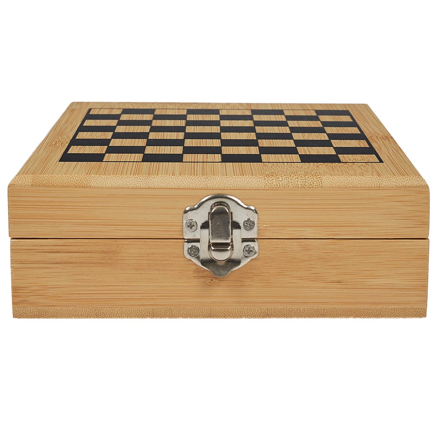 Coffret Vin et Jeu Echec en bambou
