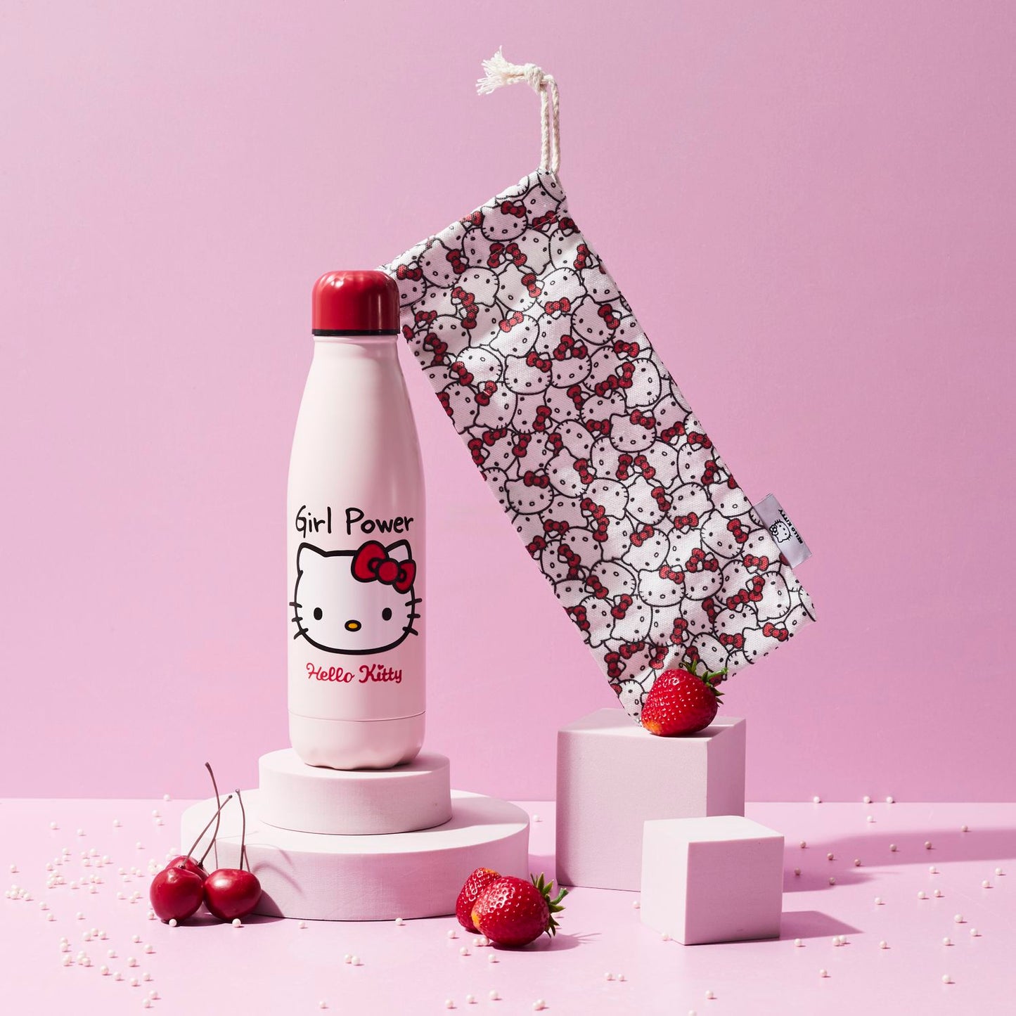 Coffret bouteille isotherme Hello Kitty
