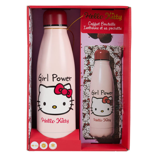 Coffret bouteille isotherme Hello Kitty