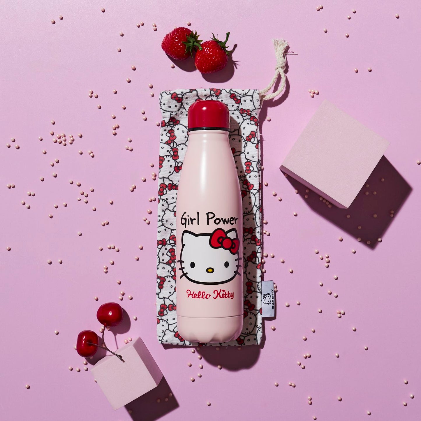 Coffret bouteille isotherme Hello Kitty