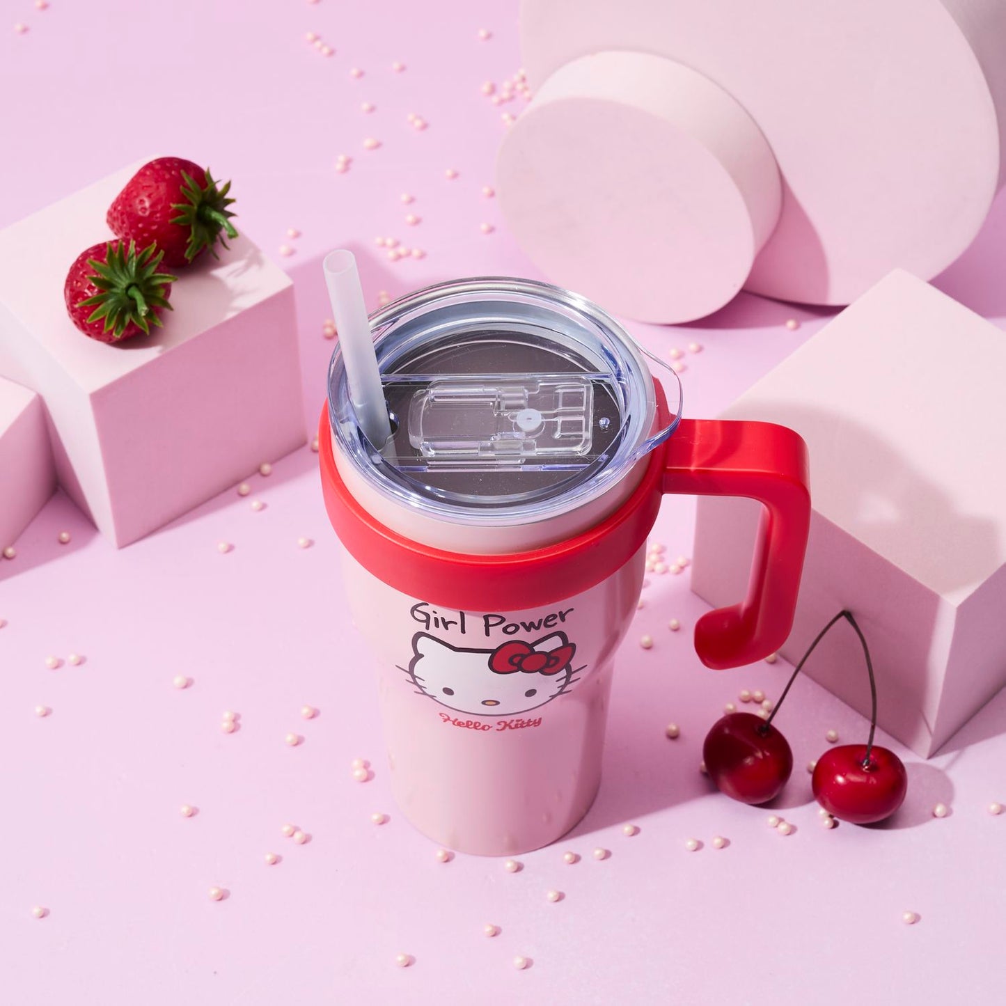Mug nomade isotherme Hello Kitty Rose
