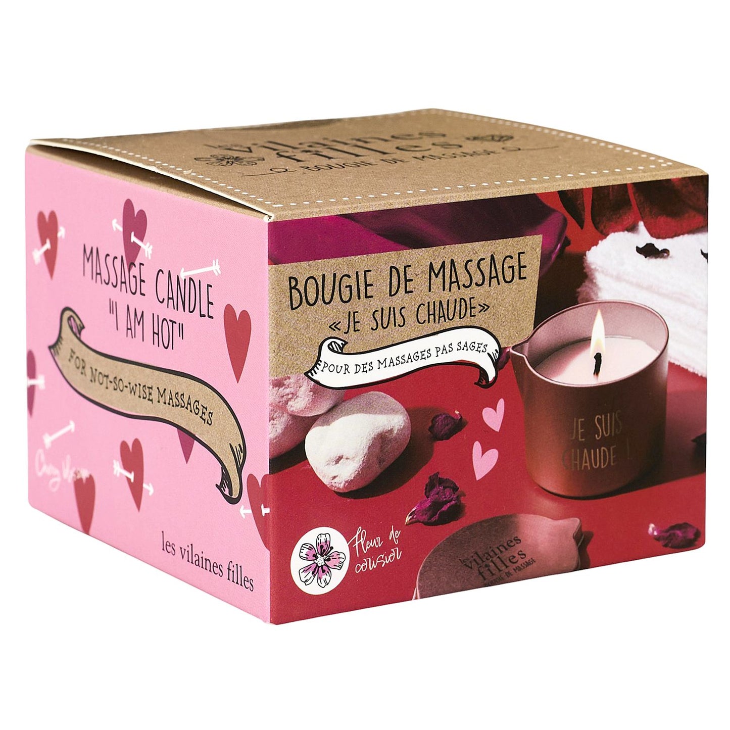 Bougie de massage "Je suis chaude"