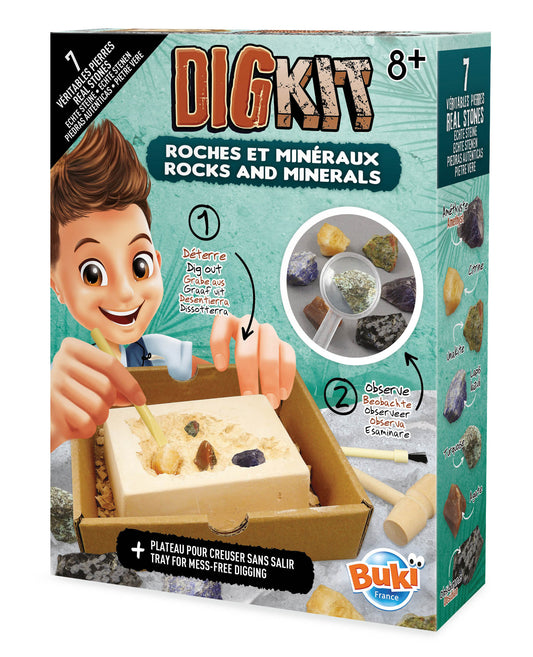 Dig kit - Roches et minéraux