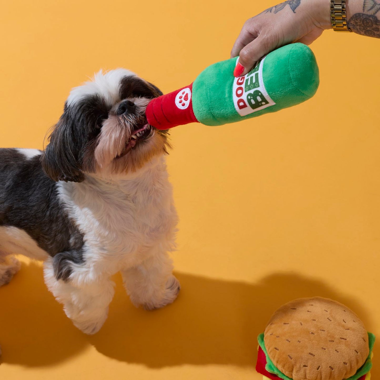 Coffret Yummy Peluches Bière et Burger