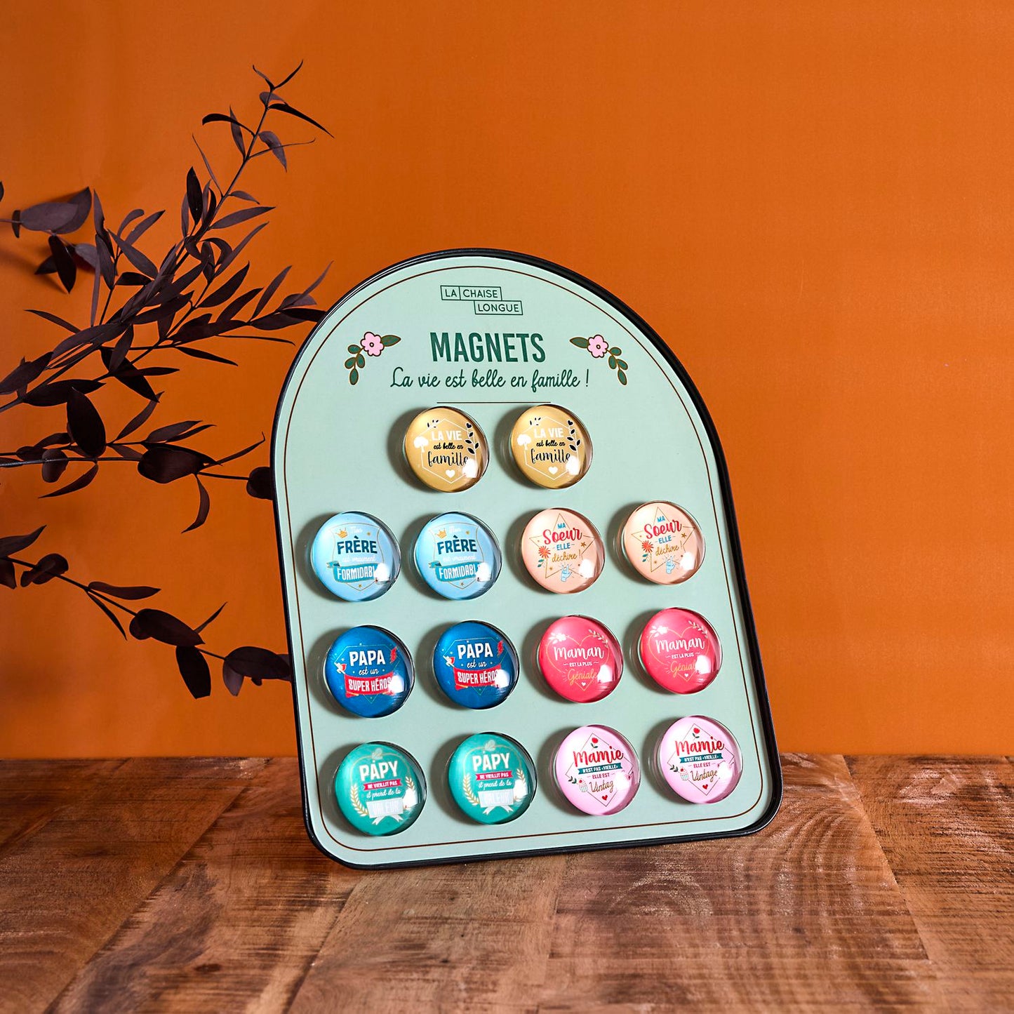 Magnets "La vie est belle en Famille!" - Divers Modèles