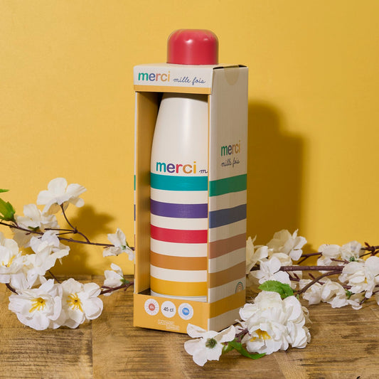 Bouteille isotherme "Merci 1000 fois"