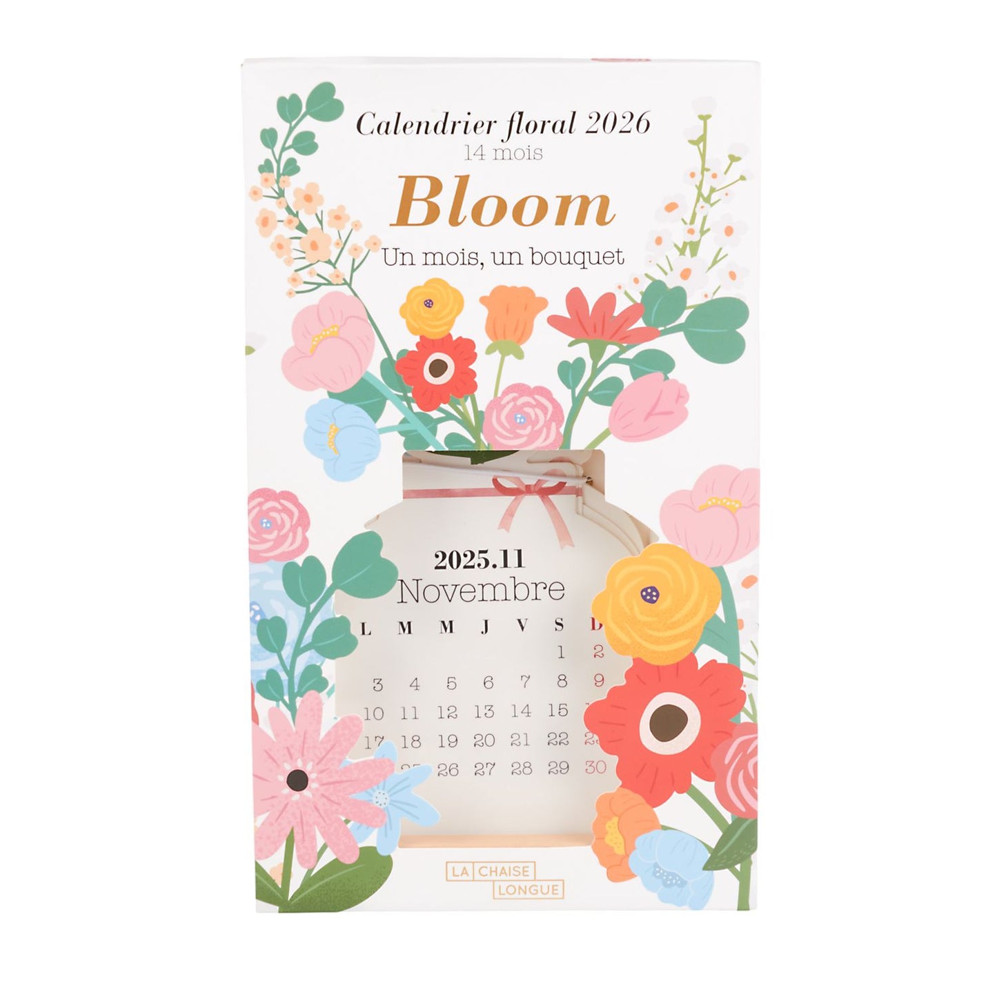 Calendrier Bouquet Bloom 2026