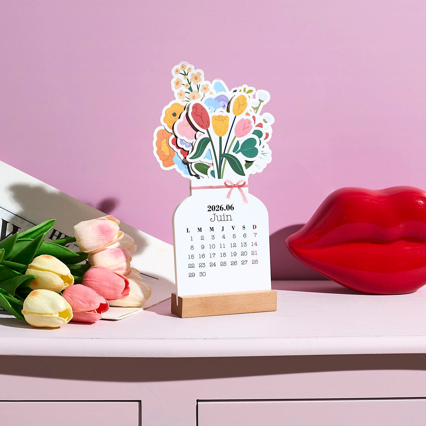 Calendrier Bouquet Bloom 2026