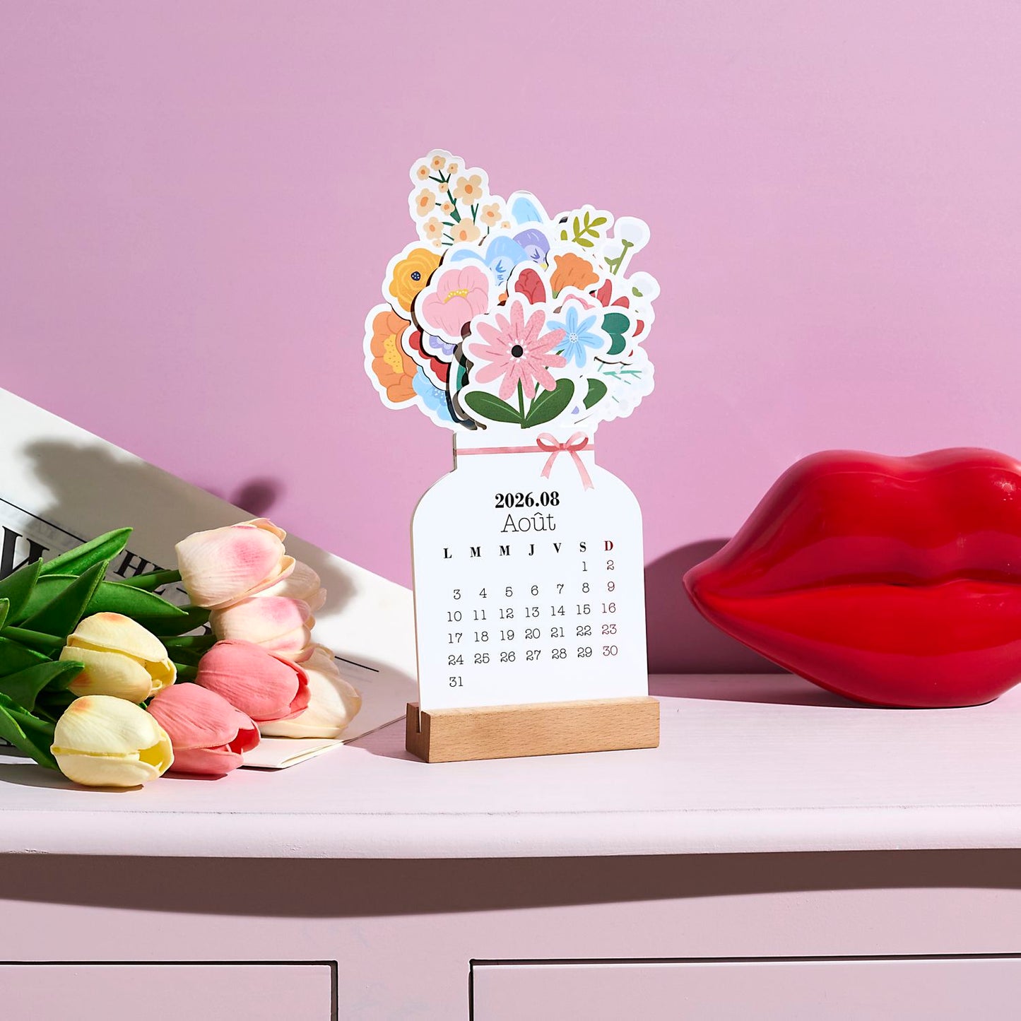 Calendrier Bouquet Bloom 2026