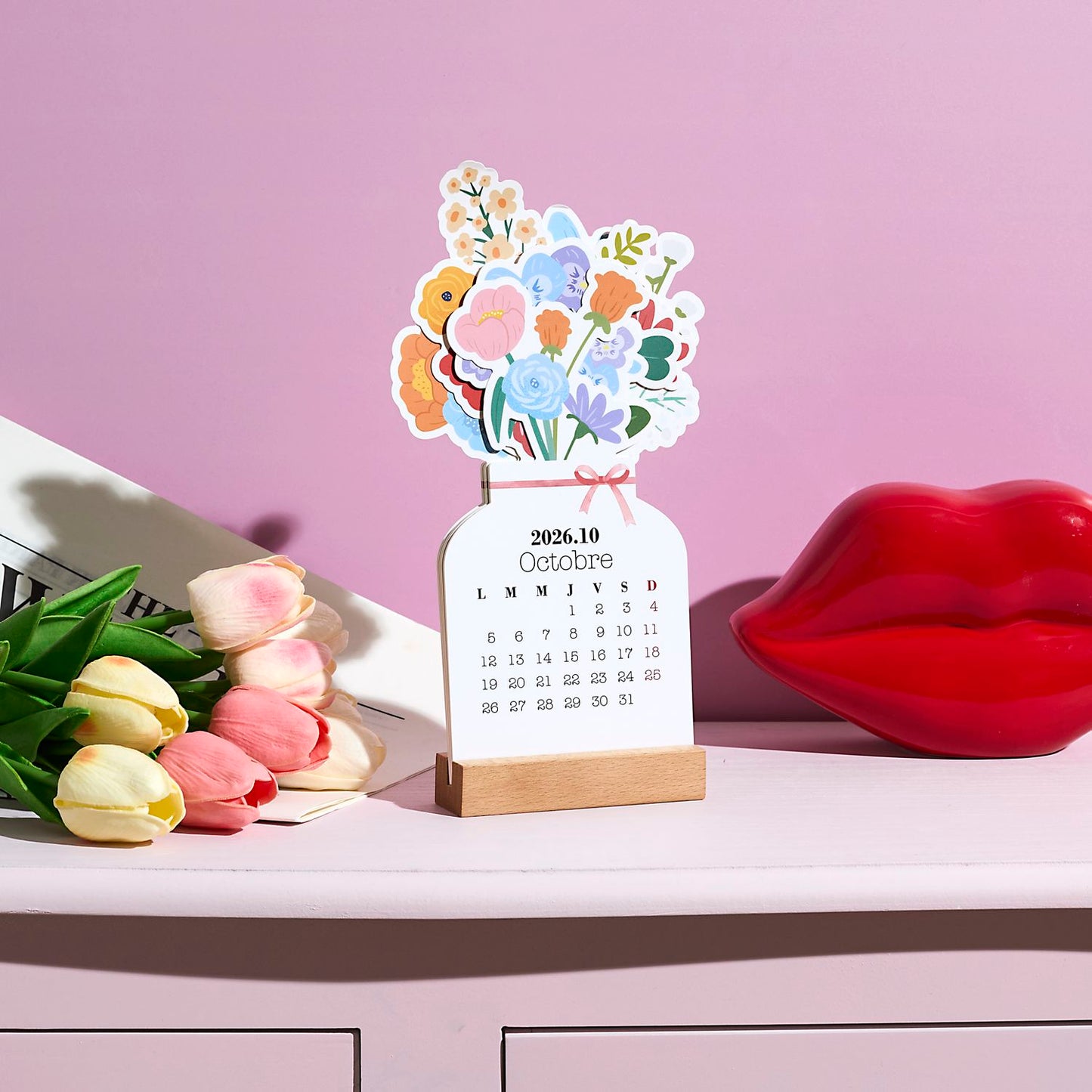 Calendrier Bouquet Bloom 2026