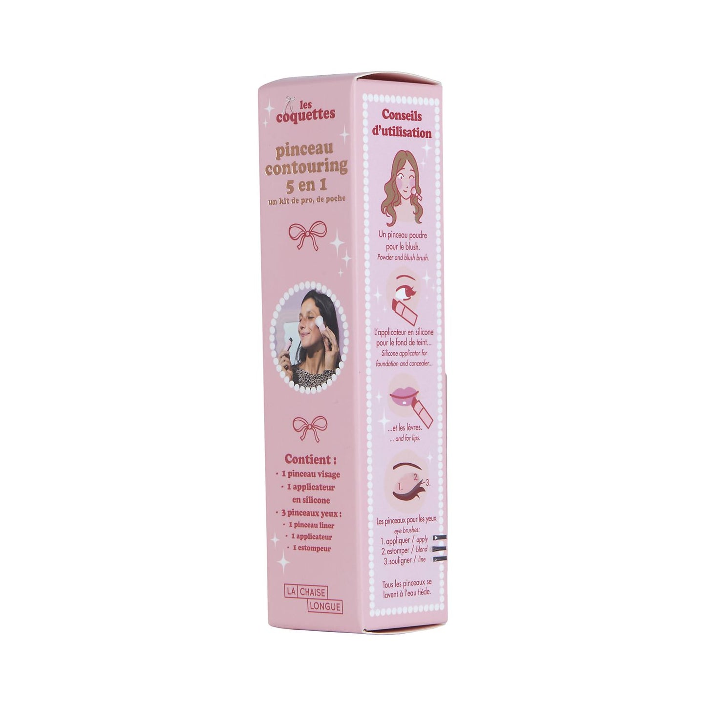 Pinceau contouring 5 en 1 Les coquettes
