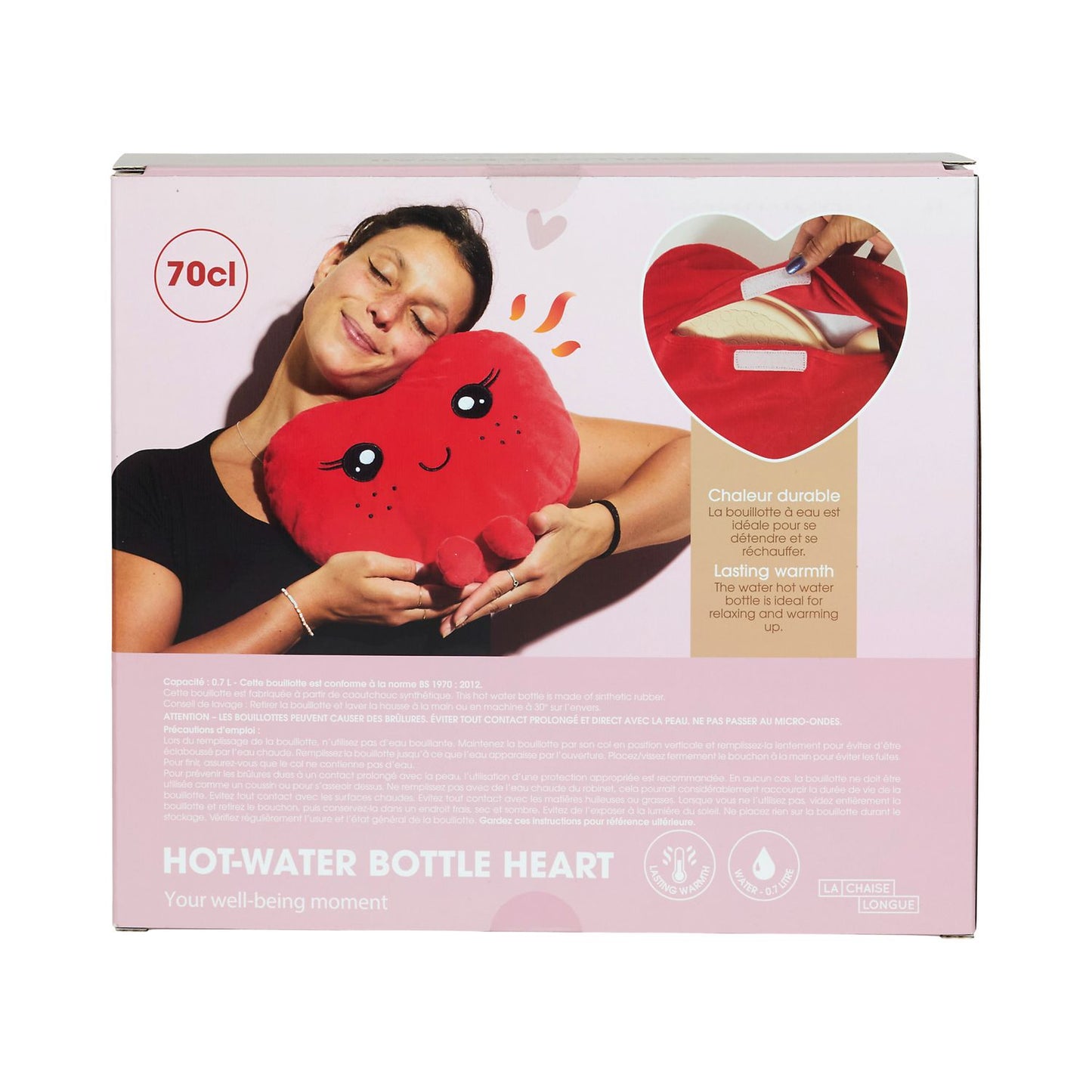Bouillotte Kawaii Coeur