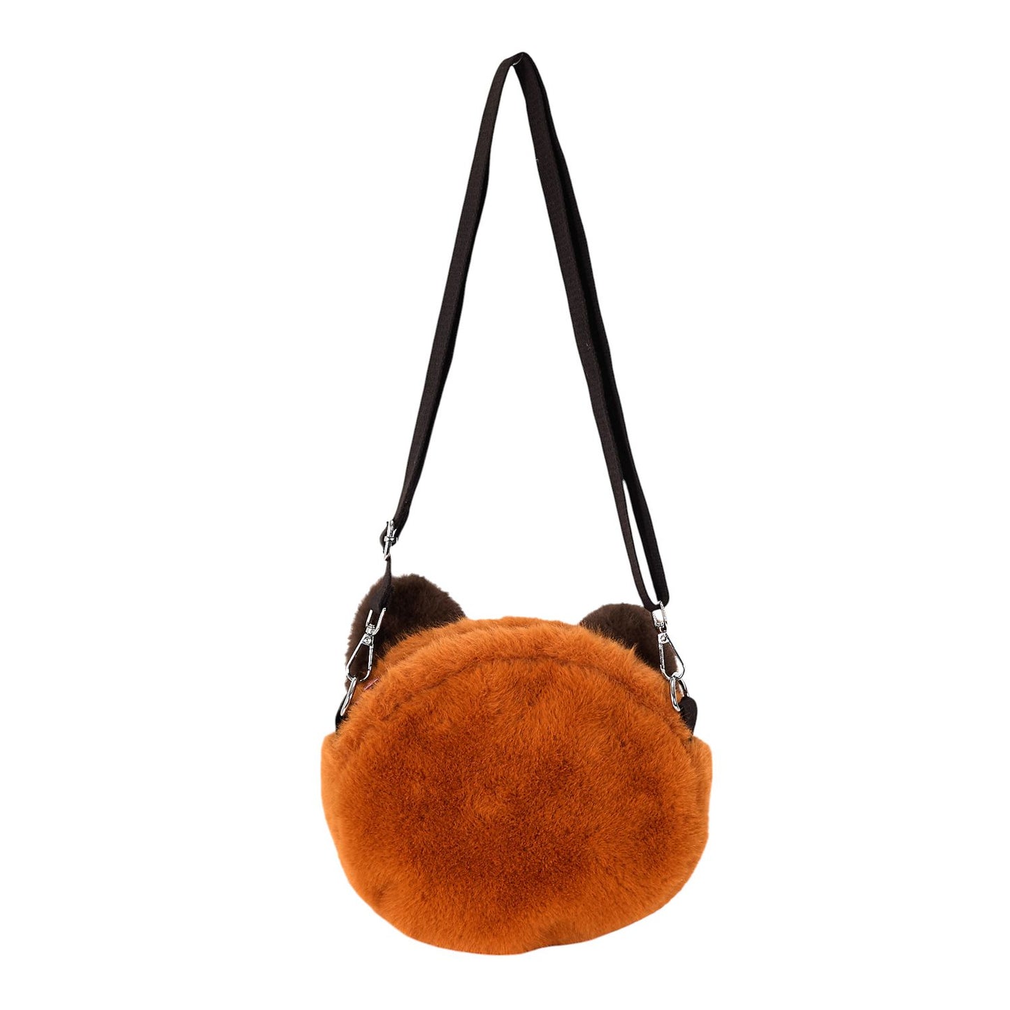 Sac peluche Panda roux vibrant