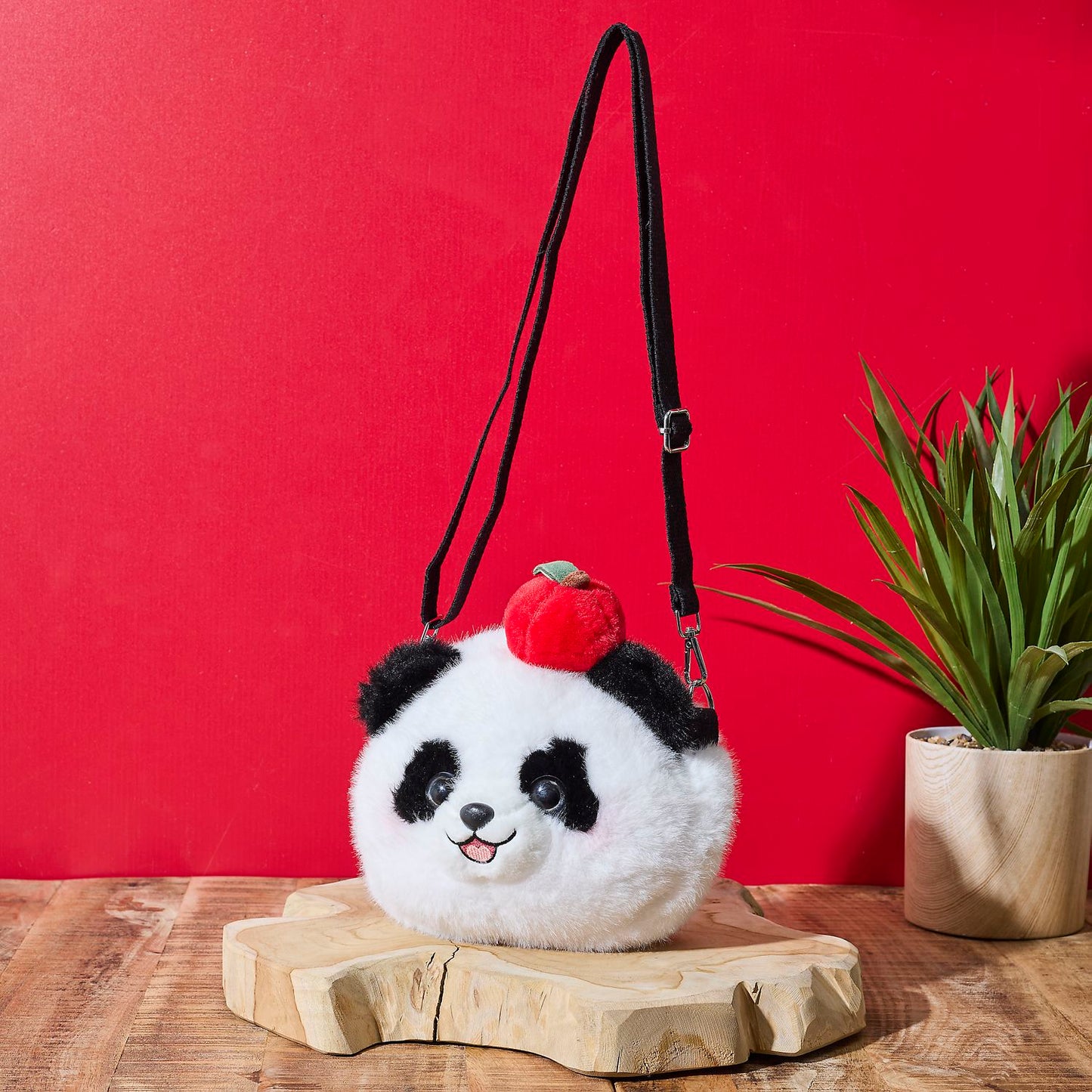 Sac peluche Panda vibrant