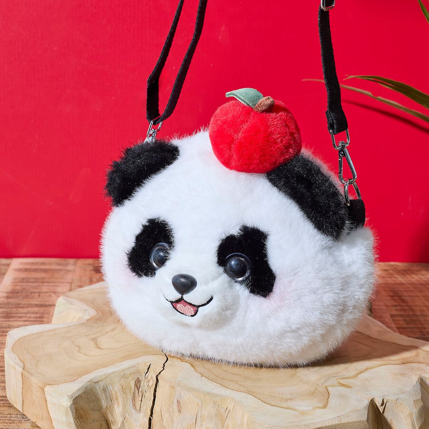 Sac peluche Panda vibrant