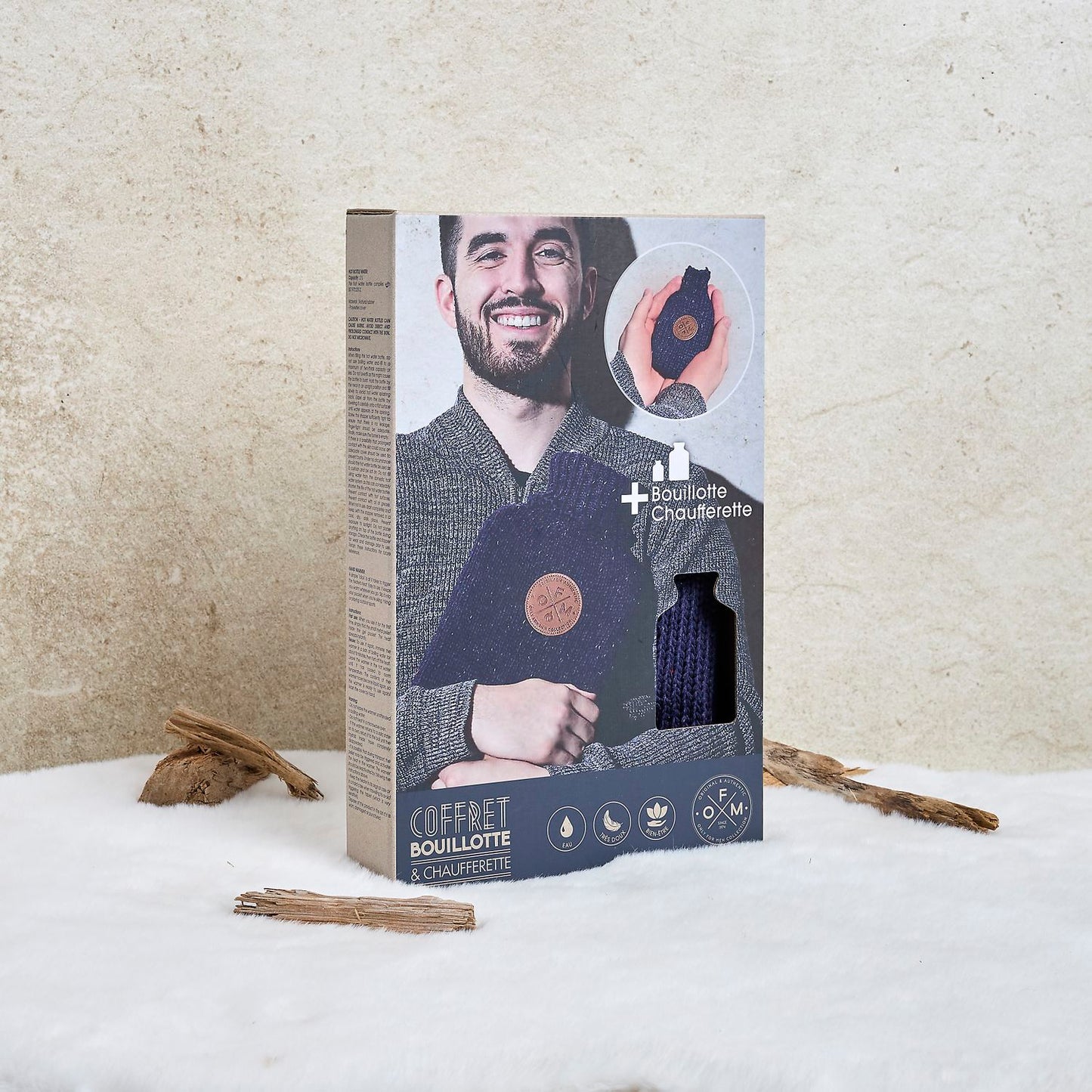 Coffret Bouillotte et Chaufferette - Divers Coloris