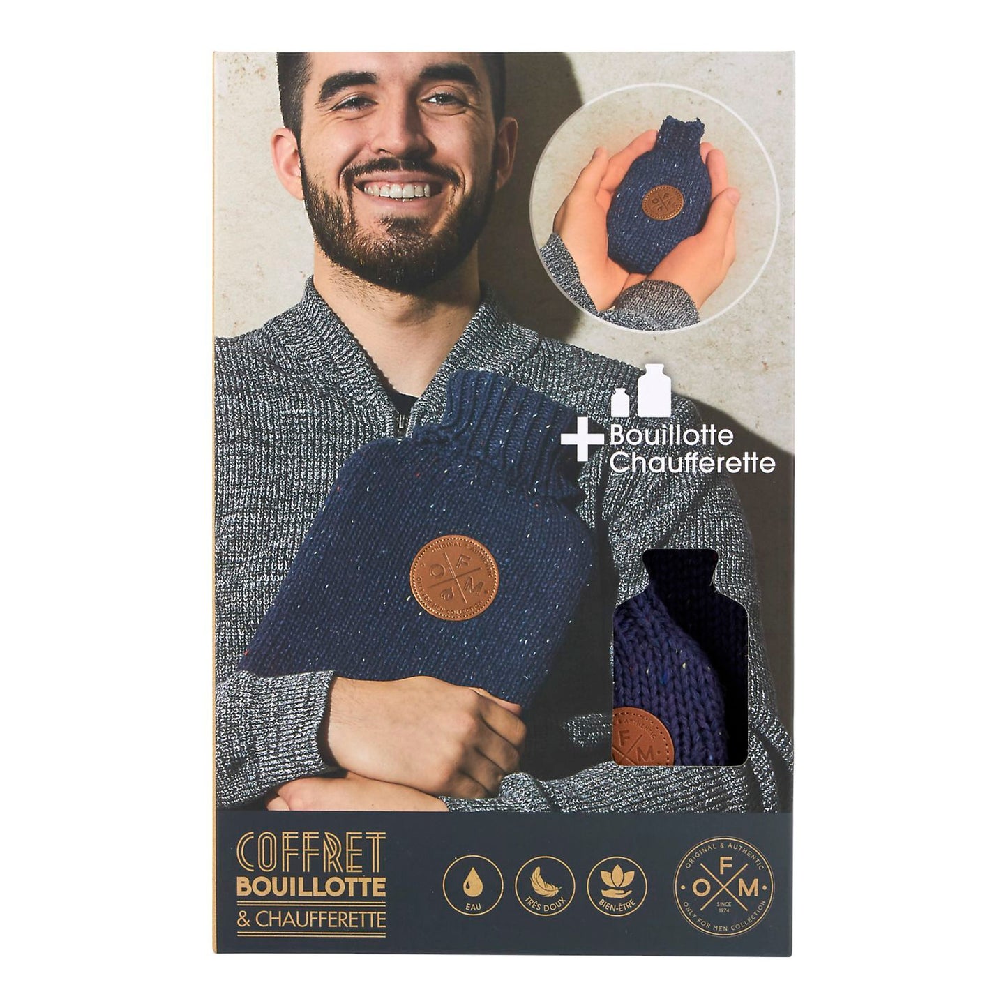Coffret Bouillotte et Chaufferette - Divers Coloris