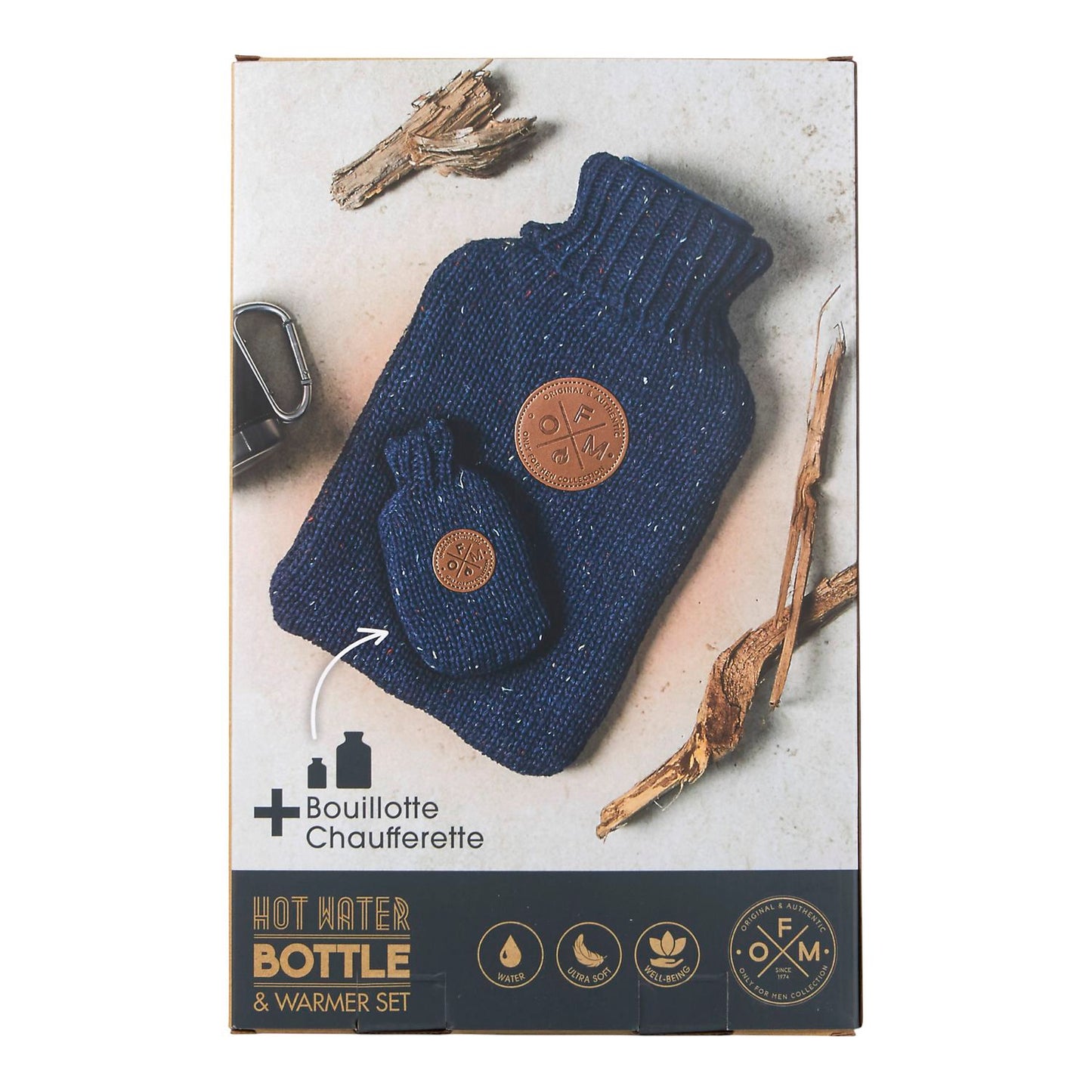Coffret Bouillotte et Chaufferette - Divers Coloris
