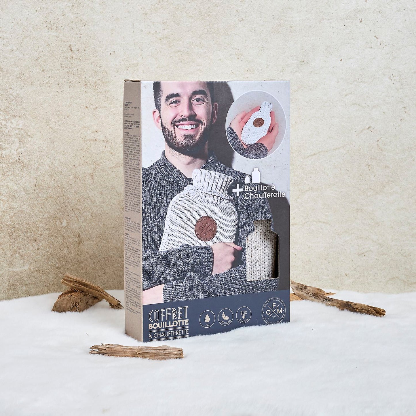 Coffret Bouillotte et Chaufferette - Divers Coloris